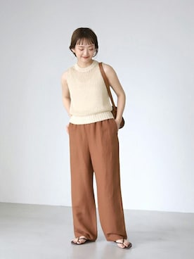 「SLOBE IENA」｜ayumiさん（レディース・159cm）の夏コーディネート