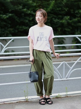 「SLOBE IENA」｜ayumiさん（レディース・159cm）の夏コーディネート