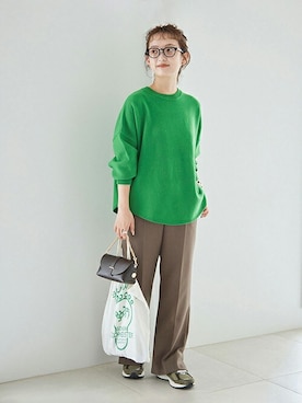 「SLOBE IENA」｜ayumiさん（レディース・159cm）の秋コーディネート