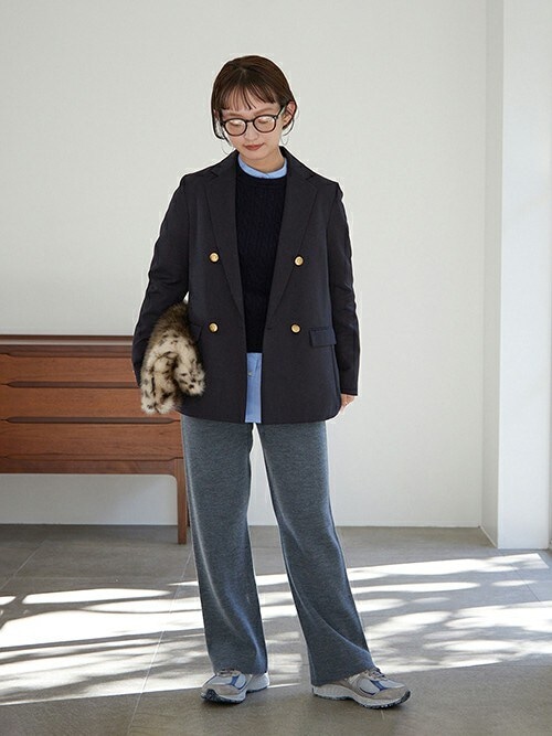 kinako♡　　　2022年　ウールコンギャバ金ボタンジャケット 20221130144338217_500.jpg