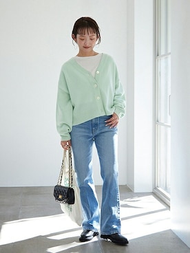 「SLOBE IENA」｜ayumiさん（レディース・159cm）の冬コーディネート