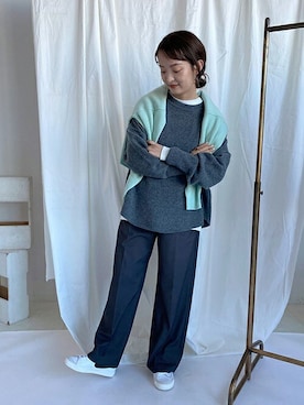 「SLOBE IENA」｜ayumiさん（レディース・159cm）の冬コーディネート