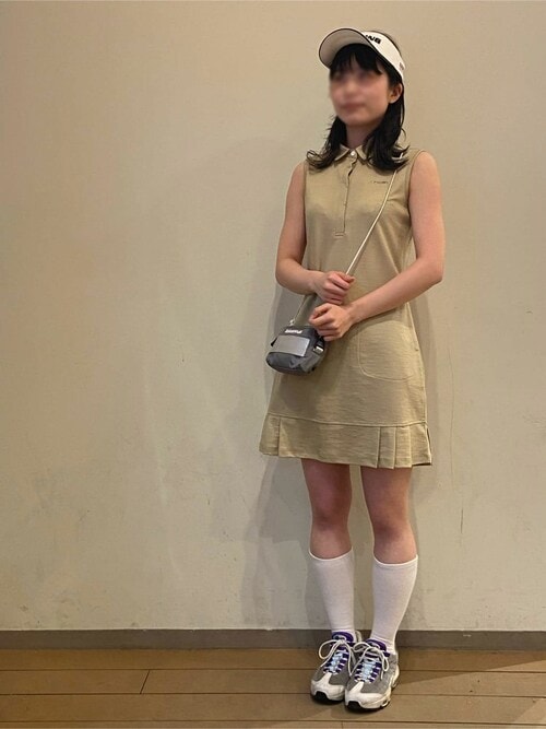 美品　ブリーフィング　ゴルフ　ワンピース　迷彩　ノンスリーブ　M 63590405b_b_06_215.jpg