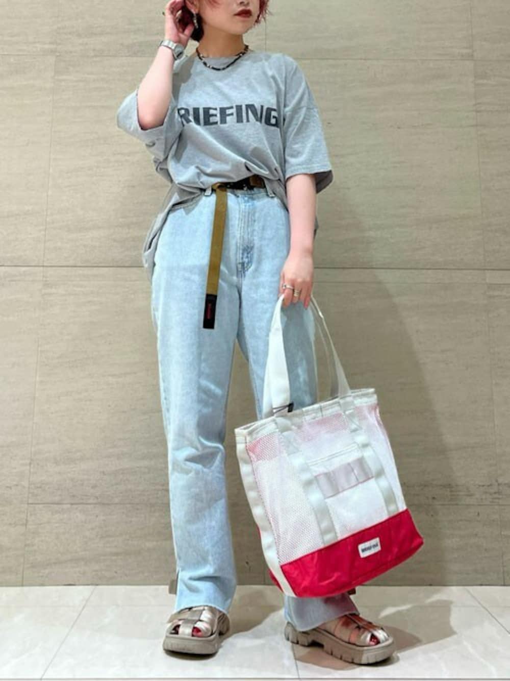 Amazon | [ブリーフィング] メンズトートバッグ DUAL TOTE MESH