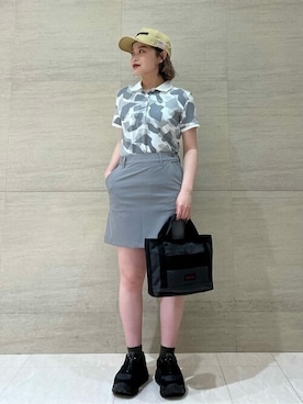 「BRIEFING(ブリーフィング)のアイテム(帽子)」を使った、briefingecさん(レディース・151cm)の秋コーディネート