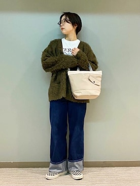 「BRIEFING（ブリーフィング）のアイテム」を使った、briefingecさん（レディース・158cm）の冬コーディネート