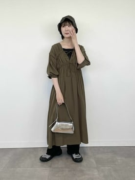 「VICKY（ビッキー）のアイテム」を使った、VICKYさん（レディース・164cm）の夏コーディネート