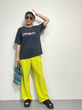 「VICKY（ビッキー）のアイテム」を使った、VICKYさん（レディース・160cm）の夏コーディネート