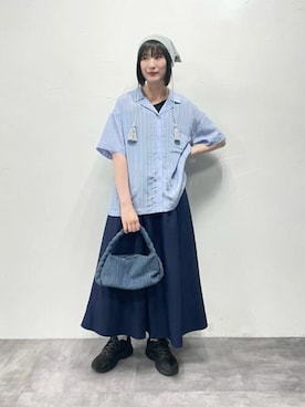 「VICKY（ビッキー）のアイテム」を使った、VICKYさん（レディース・164cm）の夏コーディネート