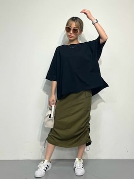 「VICKY（ビッキー）のアイテム」を使った、VICKYさん（レディース・160cm）の夏コーディネート