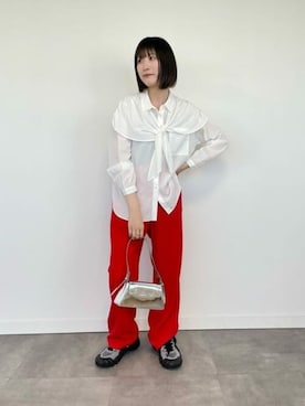 「VICKY（ビッキー）のアイテム」を使った、VICKYさん（レディース・164cm）の夏コーディネート