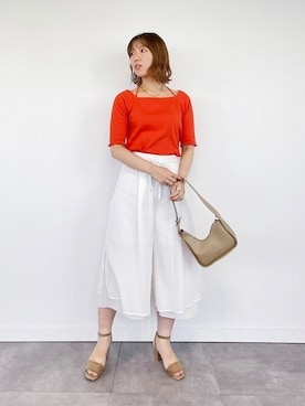 「イエベ春」｜VICKYさん（レディース・169cm）の夏コーディネート