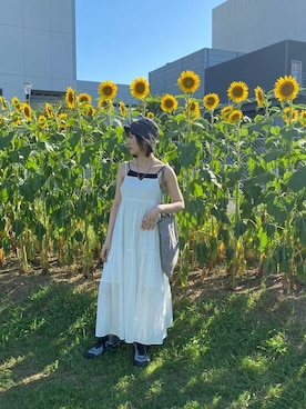 「VICKY（ビッキー）のアイテム」を使った、VICKYさん（レディース・164cm）の夏コーディネート