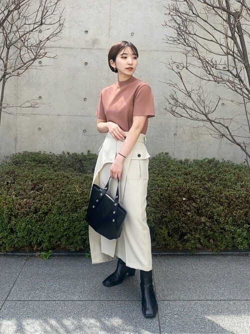 UNITED TOKYO アークラインデザインスカート UNITED TOKYO（ユナイテッドトウキョウ）の「アークライン