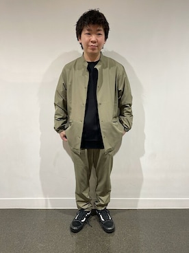 「SHIPS（シップス）のアイテム（ブルゾン）」を使った、大出さん（メンズ・160cm）の春コーディネート