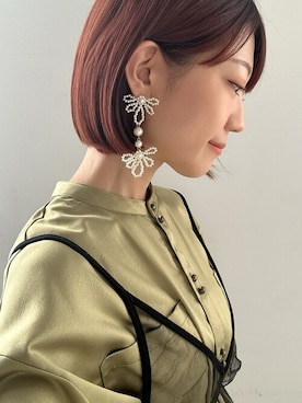 「ANEMONE（アネモネ）のアイテム」を使った、yamaさん（レディース・160cm）の秋コーディネート