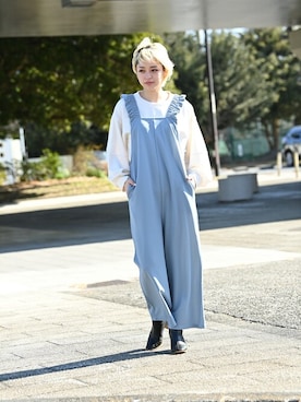 「Howdy Marie（ハウディ―マリー）のアイテム」を使った、マックハウスZOZOスタイリスト レディースさん（レディース・163cm）の冬コーディネート