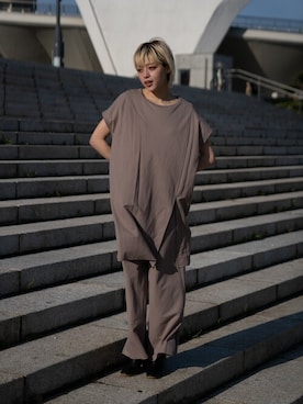 「Mac-House（マックハウス）のアイテム」を使った、マックハウスZOZOスタイリスト レディースさん（レディース・163cm）の春コーディネート