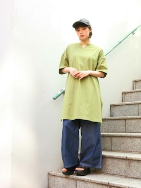 マックハウスZOZOスタイリスト レディースさん（レディース・163cm）の夏コーディネート