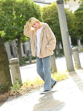 「Mac-House（マックハウス）のアイテム」を使った、マックハウスZOZOスタイリスト レディースさん（レディース・163cm）の冬コーディネート