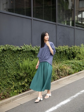 マックハウスZOZOスタイリスト レディースさんの（NAVY | ネイビー）を使ったコーディネート