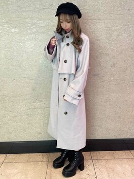 「INGNI（イング）のアイテム（その他アウター）」を使った、INGNI（イング）さん（レディース・159cm）の秋コーディネート