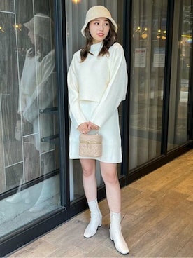 INGNI（イング）さん（レディース・161cm）の冬コーディネート