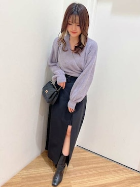 INGNI（イング）さん（レディース・154cm）の冬コーディネート