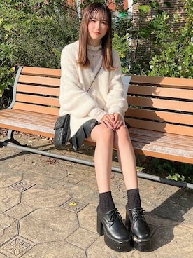 「ファッションの力を信じよう」｜「アイテム（その他トップス）」を使った、INGNI（イング）さん（レディース・150cm）の冬コーディネート