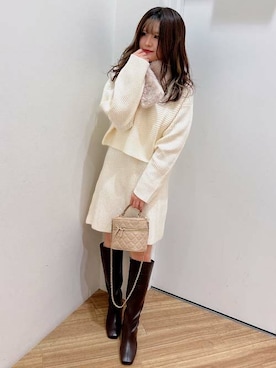 INGNI（イング）さん（レディース・154cm）の冬コーディネート