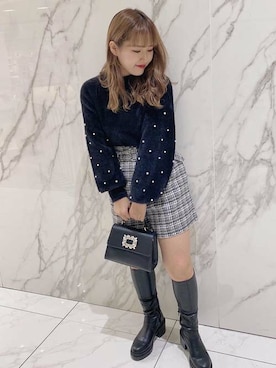 INGNI（イング）さん（レディース・153cm）の冬コーディネート