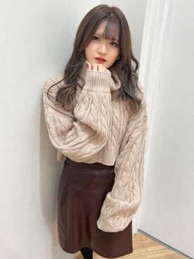 INGNI（イング）さん（レディース・154cm）の冬コーディネート