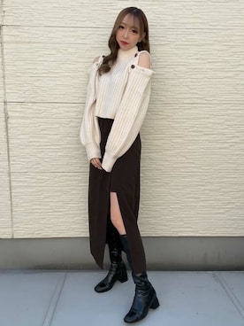 INGNI(イング)さん(レディース・159cm)の冬コーディネート