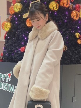 「INGNI（イング）のアイテム（その他アウター）」を使った、INGNI（イング）さん（レディース・148cm）の冬コーディネート