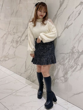 INGNI（イング）さん（レディース・153cm）の冬コーディネート