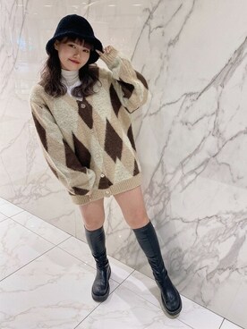 INGNI（イング）さん（レディース・153cm）の冬コーディネート