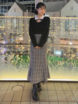 INGNI（イング）さん（レディース・164cm）の冬コーディネート