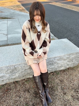 「ファッションの力を信じよう」｜「アイテム（その他トップス）」を使った、INGNI（イング）さん（レディース・154cm）の冬コーディネート