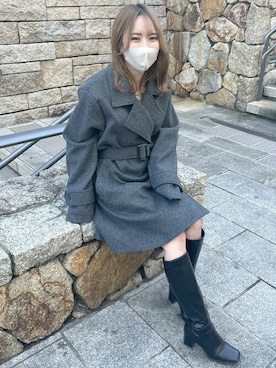 「INGNI（イング）のアイテム（その他アウター）」を使った、INGNI（イング）さん（レディース・150cm）の冬コーディネート