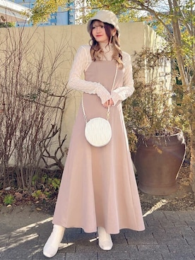 「ファッションの力を信じよう」｜「アイテム（その他トップス）」を使った、INGNI（イング）さん（レディース・154cm）の冬コーディネート