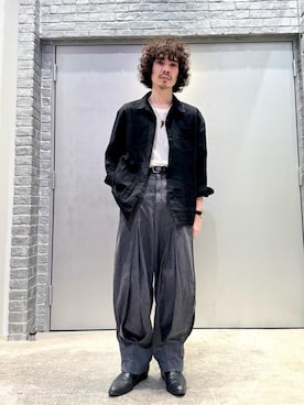 「HYSTERIC GLAMOUR（ヒステリックグラマー）のCIRCLE HEAD Tシャツ2PACS（Tシャツ/カットソー、ホワイト系）」を使った、ikechanさん（メンズ・171cm）の春コーディネート