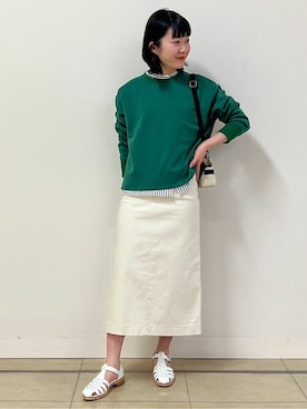 「Jack Gomme（ジャックゴム）のアイテム」を使った、natsukiさん（レディース・156cm）の春コーディネート