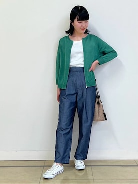 「marco masi（マルコマージ）のアイテム」を使った、natsukiさん（レディース・156cm）の春コーディネート