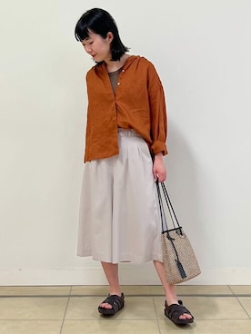 「marco masi（マルコマージ）のアイテム」を使った、natsukiさん（レディース・156cm）の春コーディネート