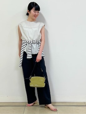 「Jack Gomme（ジャックゴム）のアイテム」を使った、natsukiさん（レディース・156cm）の春コーディネート