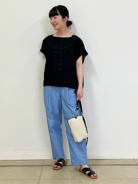 「Jack Gomme（ジャックゴム）のアイテム」を使った、natsukiさん（レディース・156cm）の春コーディネート