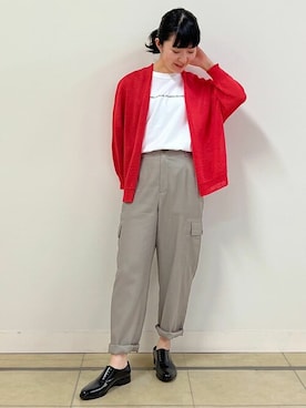 「TEMPERATE（テンパレイト）のアイテム」を使った、natsukiさん（レディース・156cm）の夏コーディネート