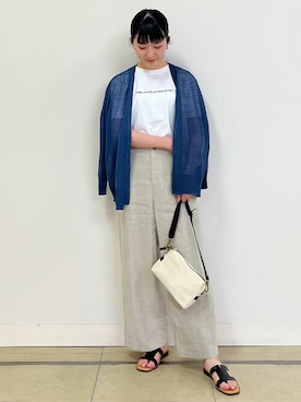 「Jack Gomme（ジャックゴム）のアイテム」を使った、natsukiさん（レディース・156cm）の夏コーディネート