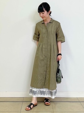 「Jack Gomme（ジャックゴム）のアイテム」を使った、natsukiさん（レディース・156cm）の夏コーディネート