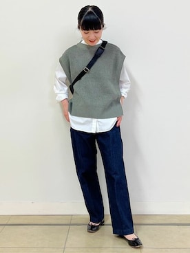 「Jack Gomme（ジャックゴム）のアイテム」を使った、natsukiさん（レディース・156cm）の秋コーディネート
